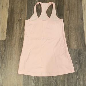 Light pink lululemon tank top